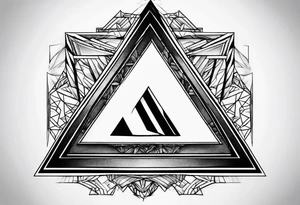 triangle tattoo idea
