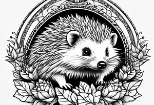 hedgehog tattoo idea