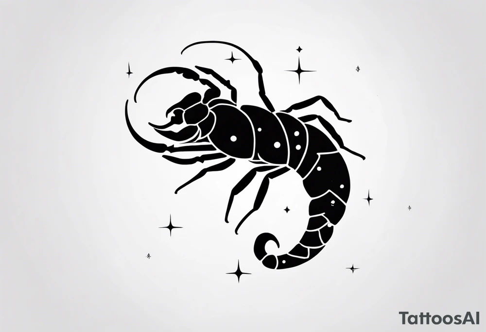 Scorpio Constellation tattoo idea