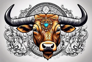 Taurus and cancer together tattoo idea