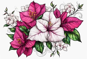 Bougainvillea tattoo idea