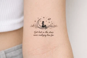 Got lost in the stars never realizing how far tattoo idea