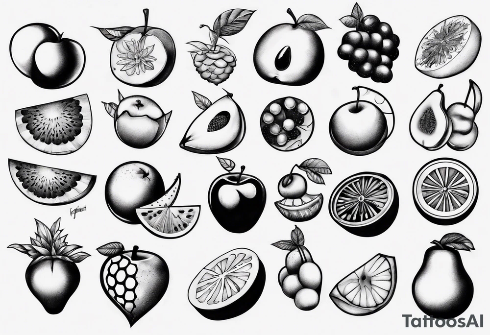 Fruits tattoo idea