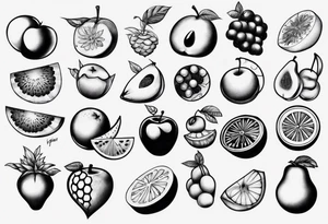 Fruits tattoo idea