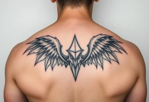 minimalist style focusing on power and complexity. tattoo idea