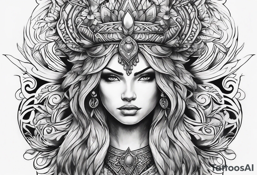 a symbol of firmness of spirit, strength and stability tattoo idea