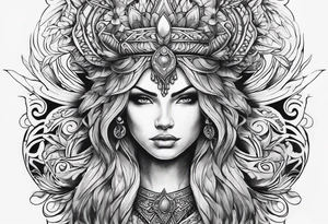 a symbol of firmness of spirit, strength and stability tattoo idea