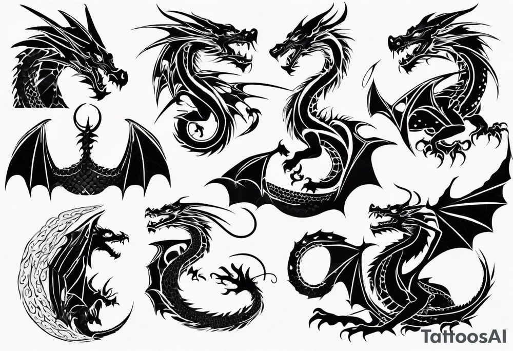dragon tattoo idea