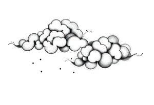 Storm clouds tattoo idea