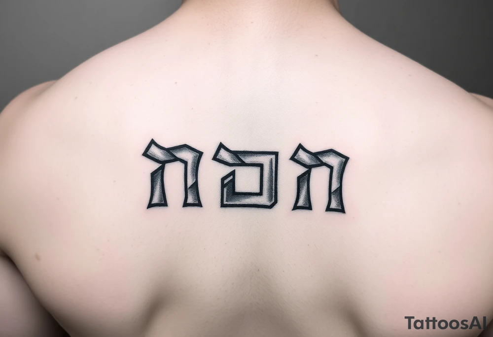 Hebrew letters for leora tattoo idea