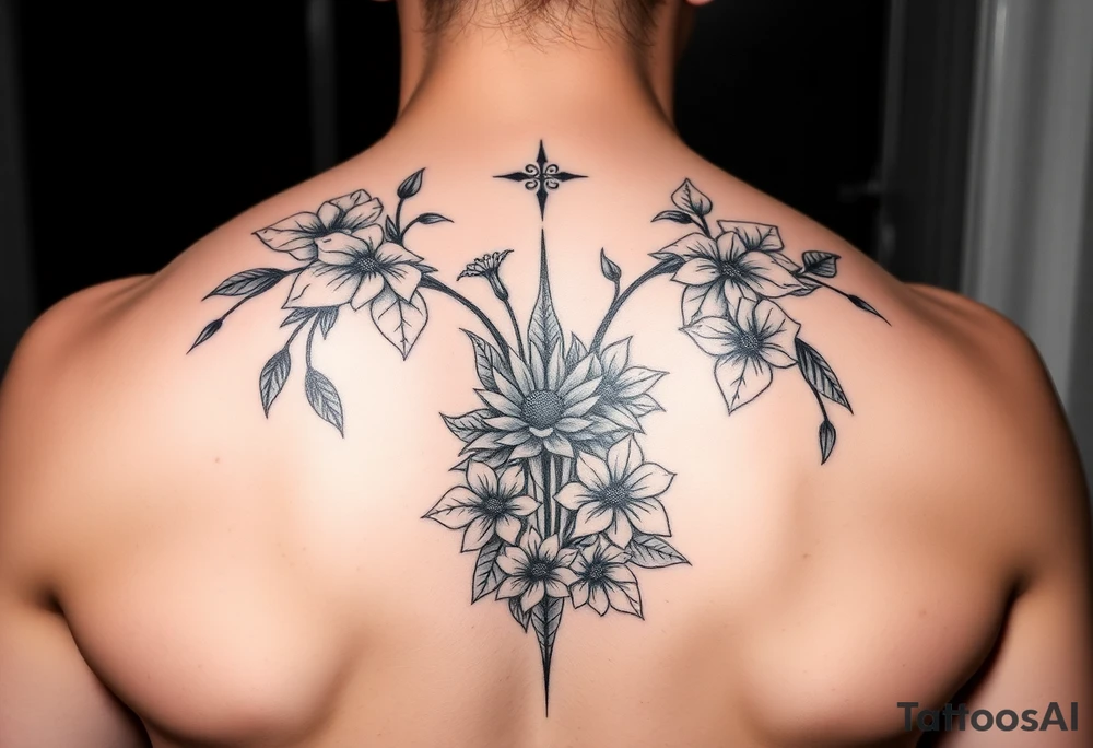 Sexy full back tattoo garden of eden⁹ tattoo idea