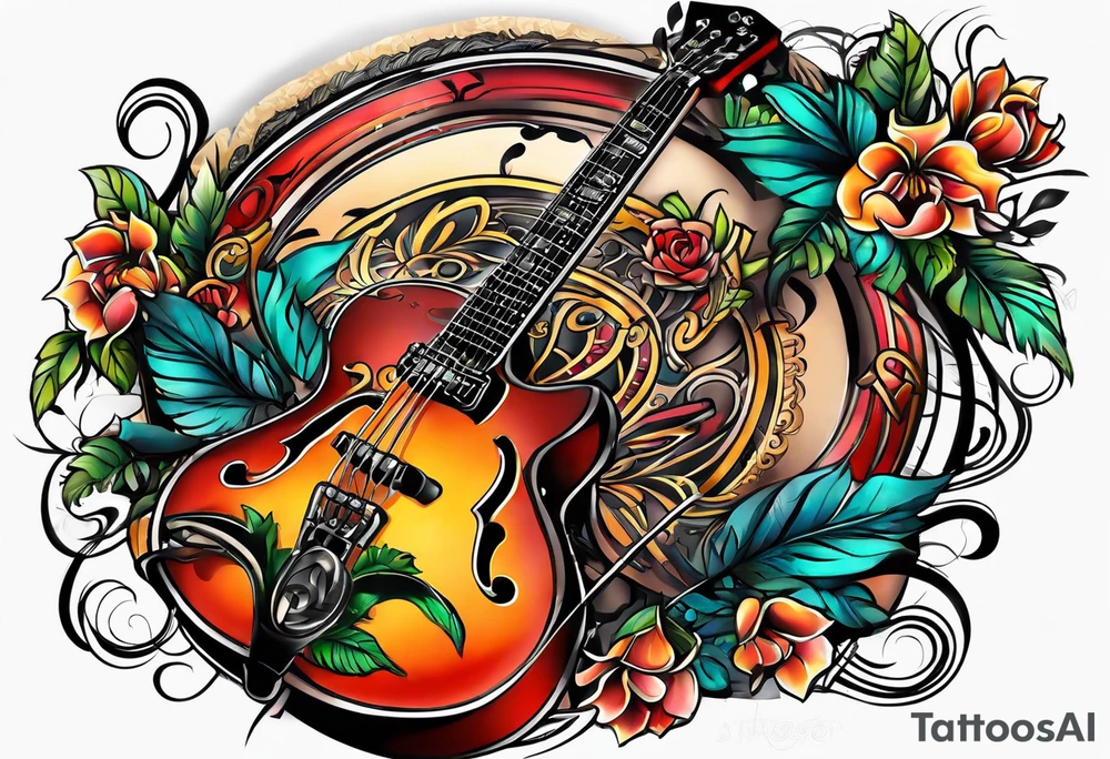 Music tattoo idea