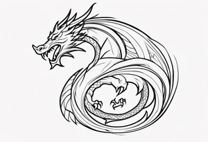 dragon tattoo idea