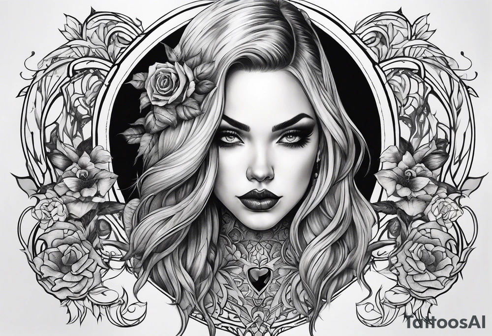 gothic tattoo idea