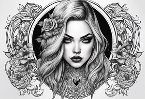 gothic tattoo idea