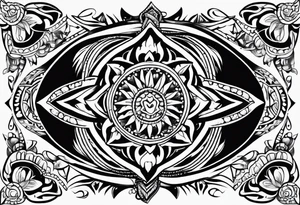 Sonoran mexican tribal tattoo idea