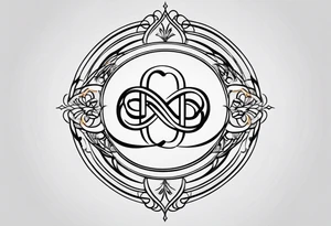 Simple Infinity symbol tattoo idea