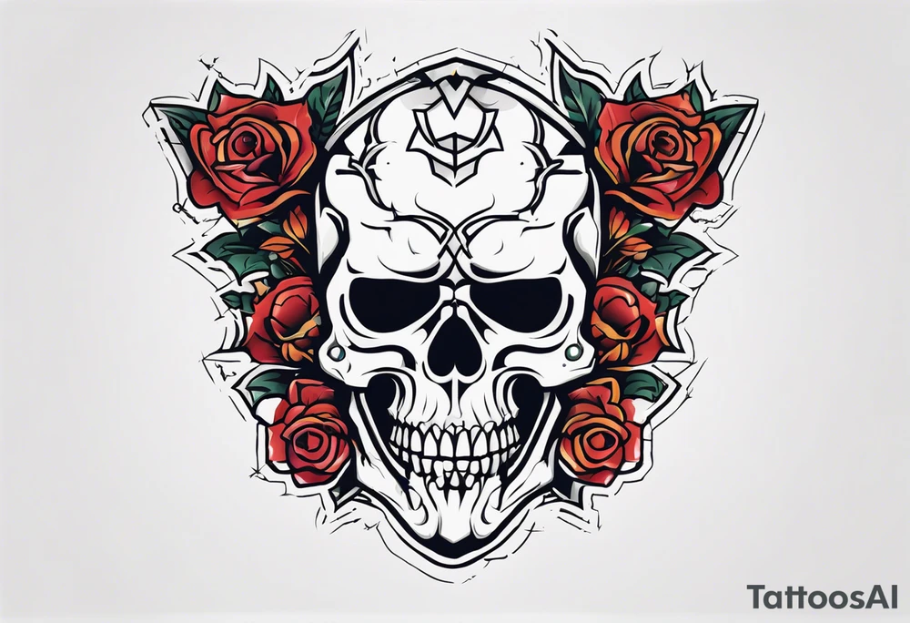 James hetfield skull tattoo idea