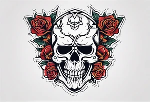 James hetfield skull tattoo idea