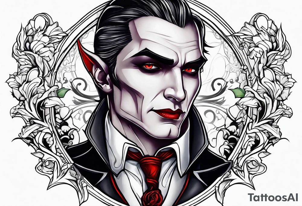 Vampire forearm tattoo design tattoo idea