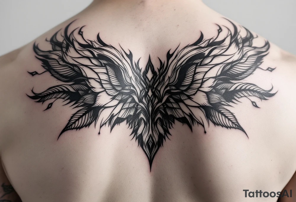cool pattern tattoo idea