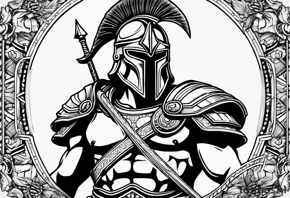spartan tattoo idea