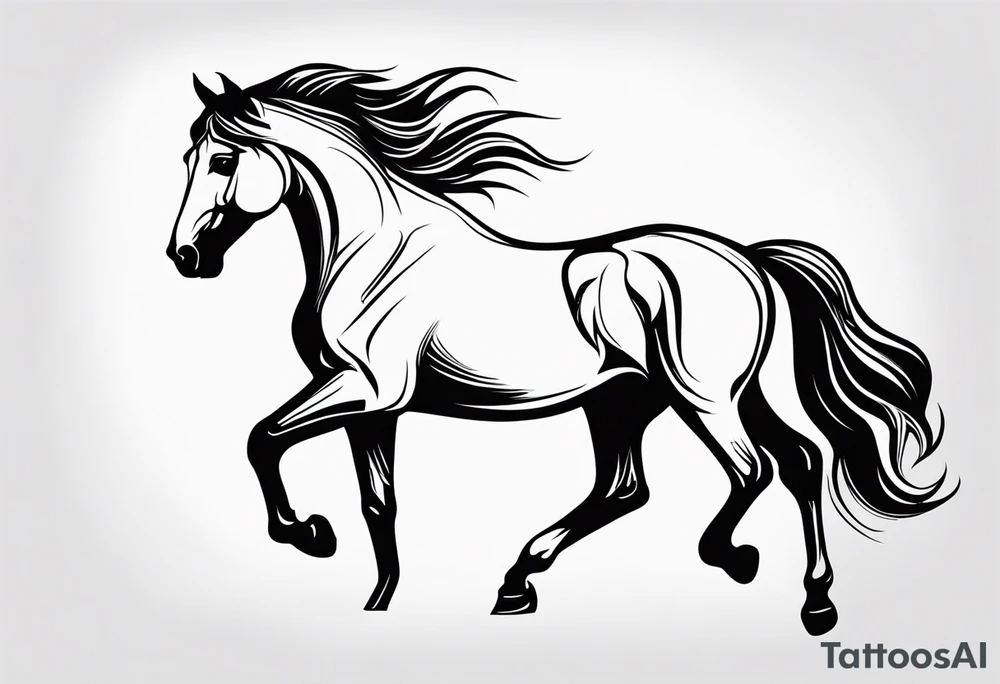 horse tattoo idea