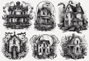 Old house tattoo idea