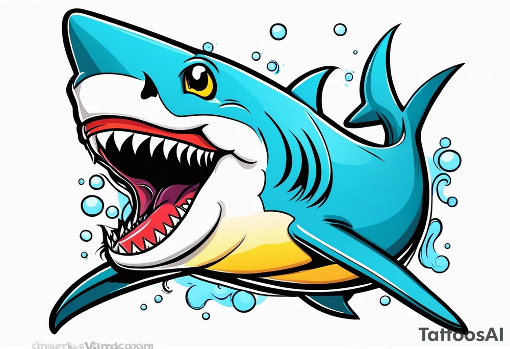 Shark tattoo idea