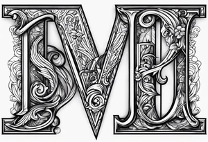 Tattoo eith alphabet satisfied tattoo idea