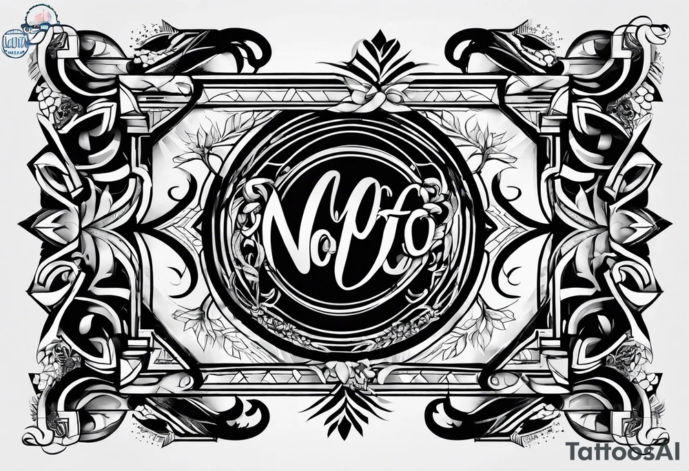 “No Matter What” script tattoo idea