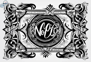 “No Matter What” script tattoo idea