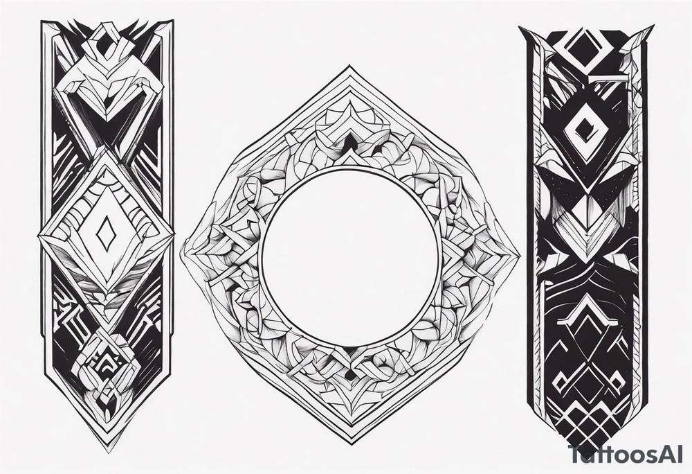 armband, berserk style tattoo idea