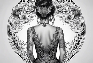 Full body back tattoo tattoo idea