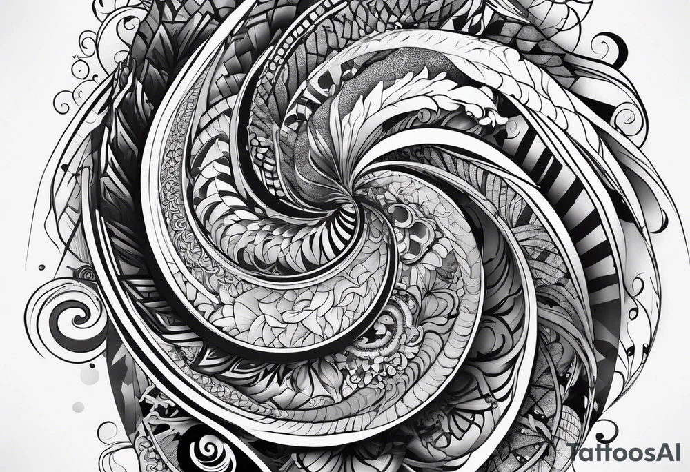 spiral tattoo idea