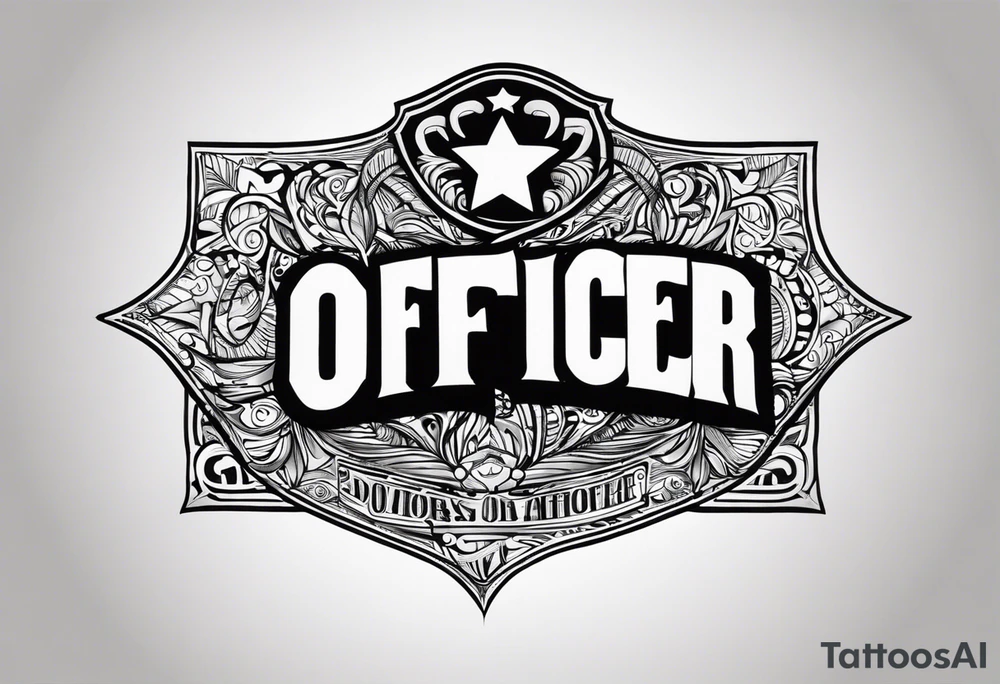 Officer Big Dick tattoo idea