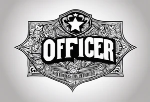 Officer Big Dick tattoo idea