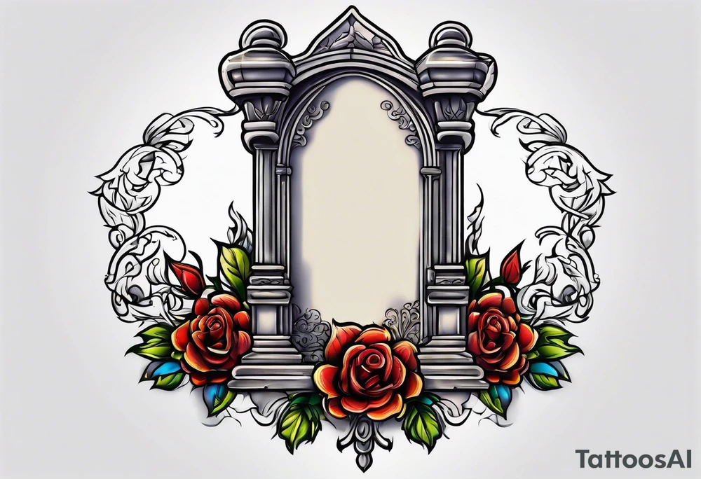 tombstone tattoo idea