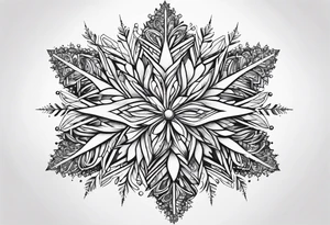 Snowflake tattoo idea