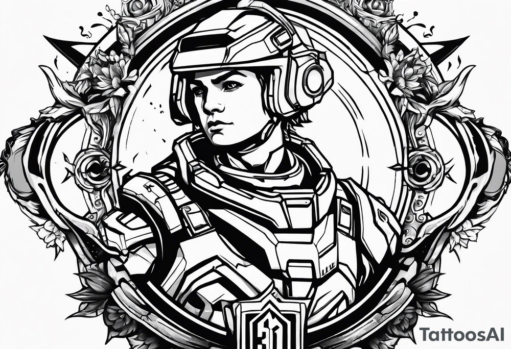HALO 3 friendship tattoo idea tattoo idea