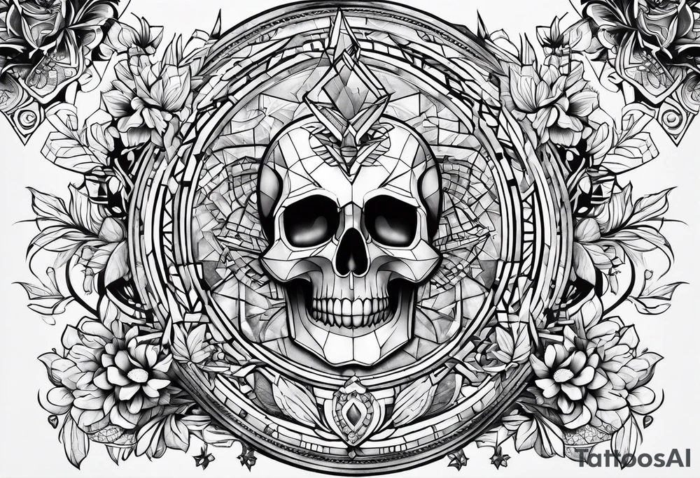Geometric tattoo design tattoo idea