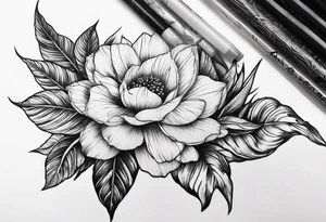 Plant sleeve tattoo idea