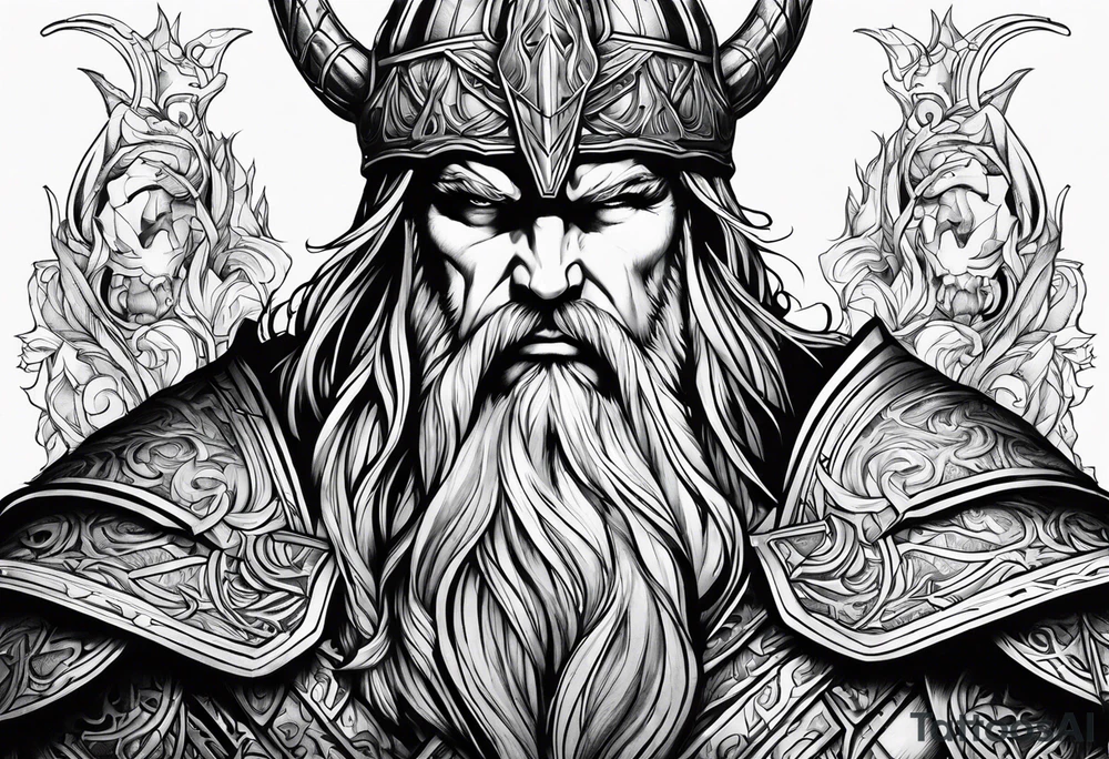 Odin Thor Hades tattoo idea