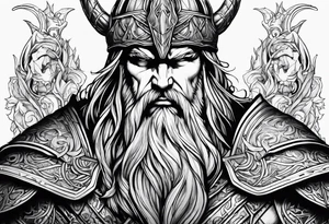 Odin Thor Hades tattoo idea