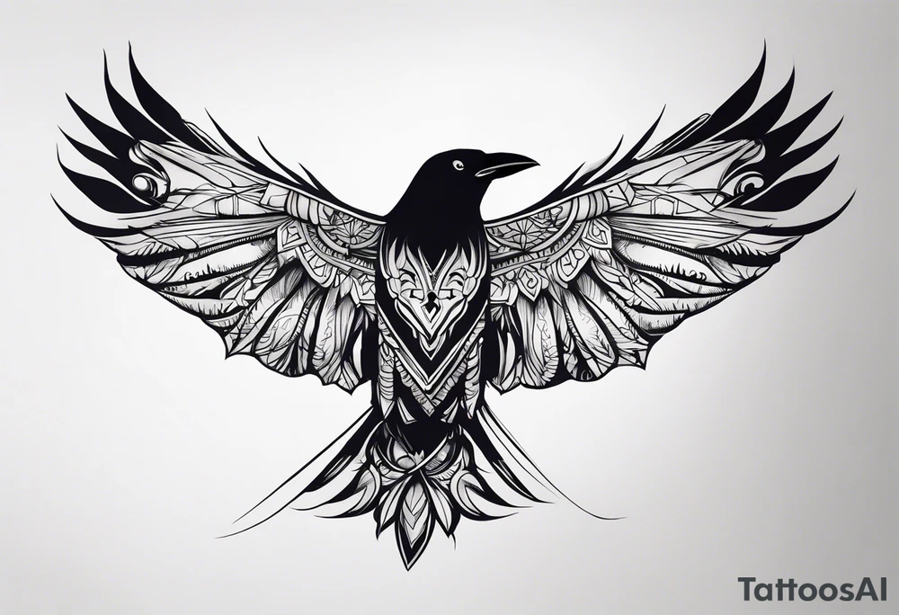 crow, tattoo idea