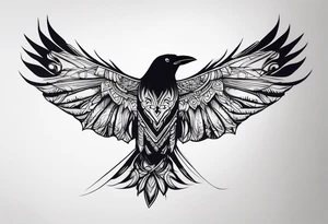 crow, tattoo idea