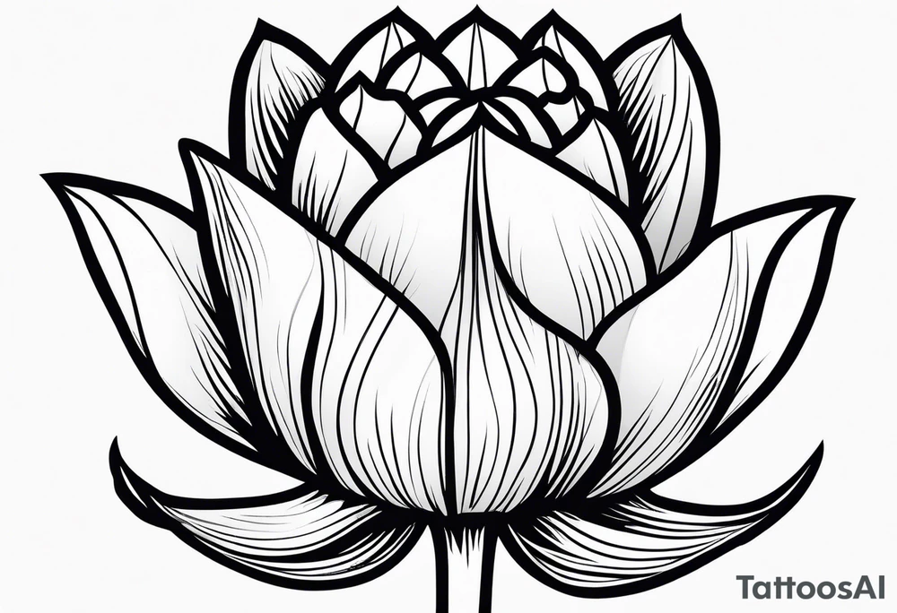 One tulip tattoo idea