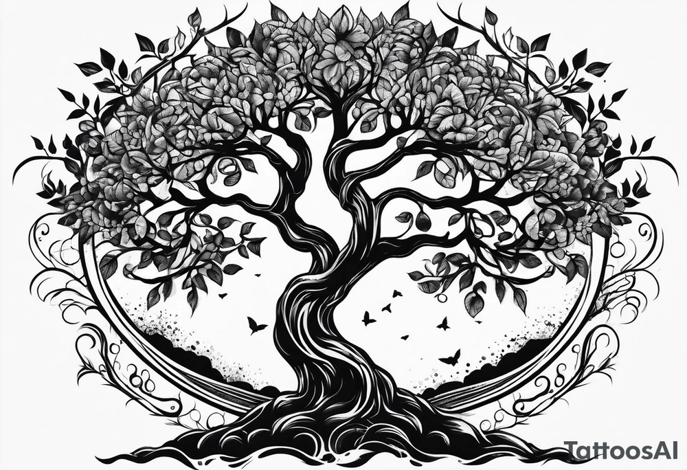 tree of life tattoo idea