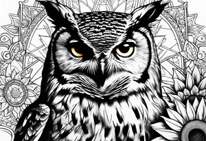 Owl, Nancy, oclides, Monique, sunflower, camera, book tattoo idea