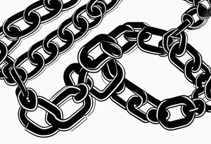broken chain on wrist tattoo idea